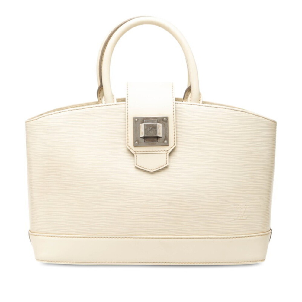 Louis Vuitton Epi Mirabeau PM Handbag M4033J Ivoire White Leather Women's LOU...